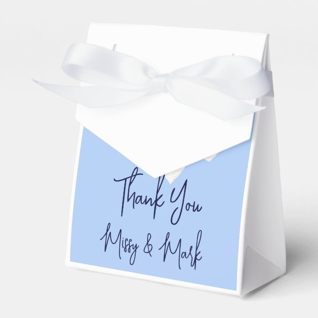 Ballotins Boîte de faveurs de mariage (Verso)