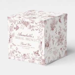 Ballotins Boîte de Faveurs de Petit-Déjeuner de Mariage Flor