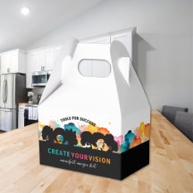Boîte de faveurs pour kit de fête de tableau de vi