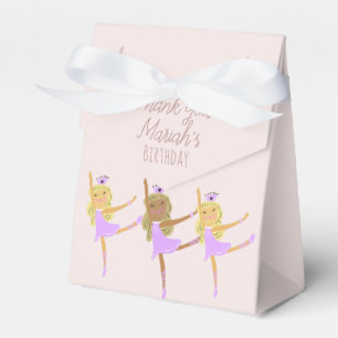 Ballotins Boîte de Fête d'Anniversaire de Fille au Tutu Rose