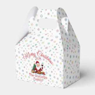 Ballotins Boîte de fête personnalisable Joyeux Père Noël Noë