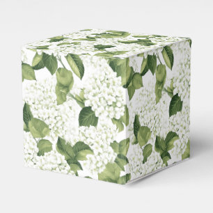 Ballotins Boîte de friandises à motif d'hortensia pour fête