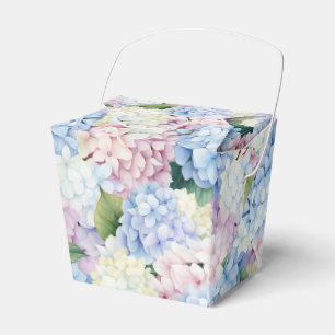 Ballotins Boîte de friandises à motif d'hortensia pour fête