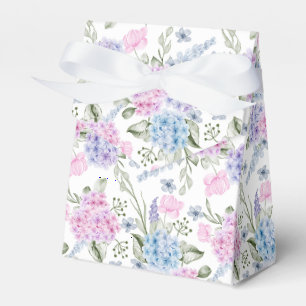 Ballotins Boîte de friandises à motif d'hortensia pour fête