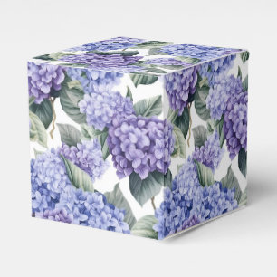 Ballotins Boîte de friandises à motif d'hortensia pour fête