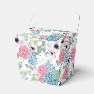Ballotins Boîte de friandises à motif d'hortensia pour fête