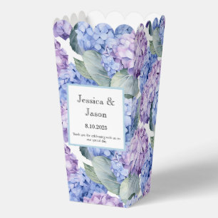 Ballotins Boîte de friandises à motif d'hortensia pour fête