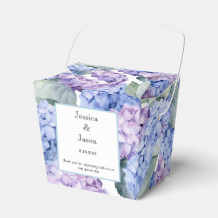 Ballotins Boîte de friandises à motif d'hortensia pour fête