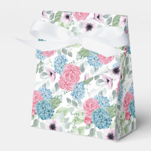 Ballotins Boîte de friandises à motif d'hortensia pour fête