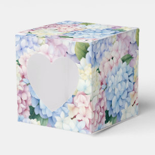 Ballotins Boîte de friandises à motif d'hortensia pour fête