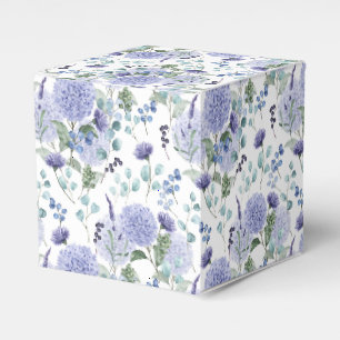 Ballotins Boîte de friandises à motif d'hortensia pour fête