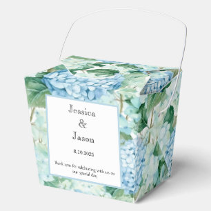 Ballotins Boîte de friandises à motif d'hortensia pour fête