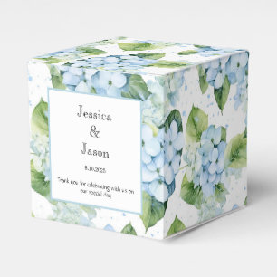 Ballotins Boîte de friandises à motif d'hortensia pour fête