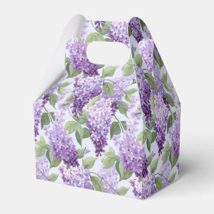 Ballotins Boîte de friandises à motif lilas pour fête