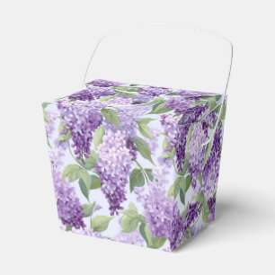 Ballotins Boîte de friandises à motif lilas pour fête