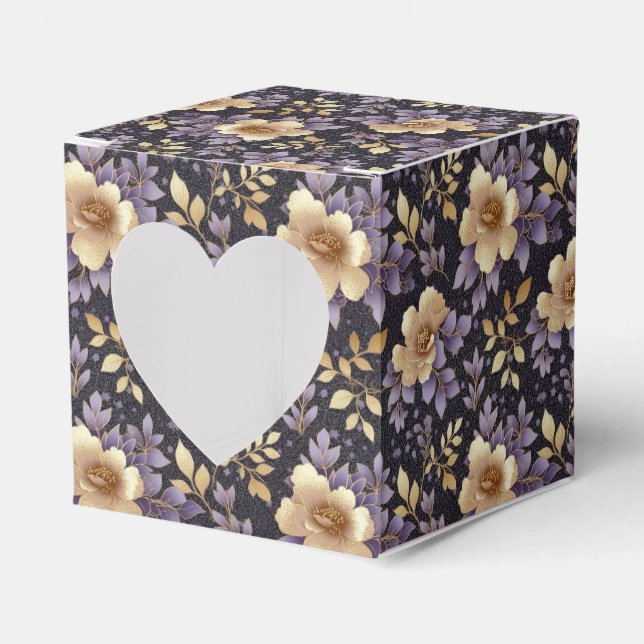 Ballotins Boîte de friandises Floral Favor (Verso)