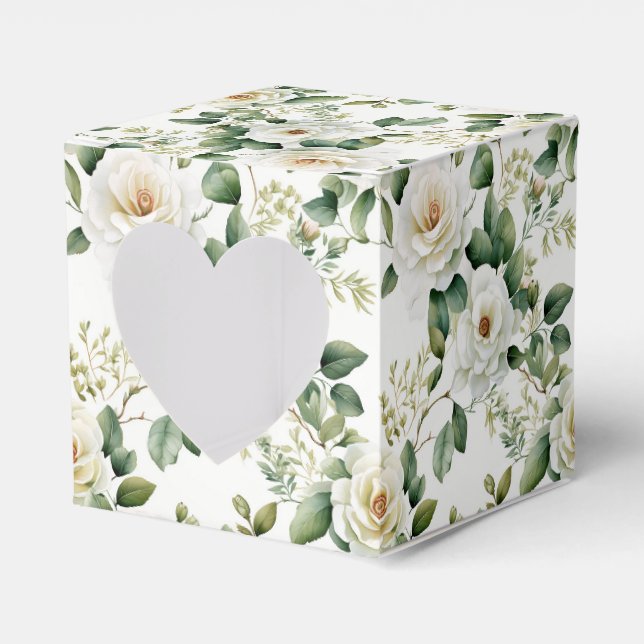 Ballotins Boîte de friandises Floral Favor (Verso)