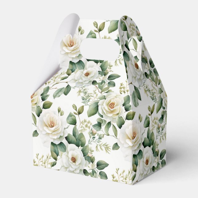 Ballotins Boîte de friandises Floral Favor (Verso)