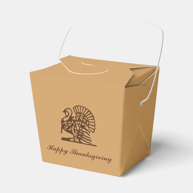 Ballotins Boîte de gauche "Thanksgiving Turkey" (Verso)