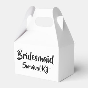 Ballotins Boîte de kit de survie "Bridesmaid"