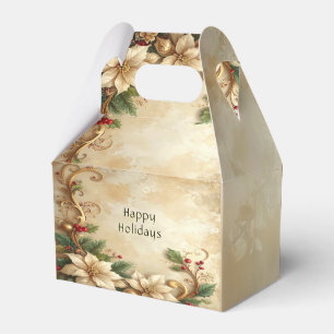 Ballotins Boîte de Noël Fleurs Cadeau de Fêtes