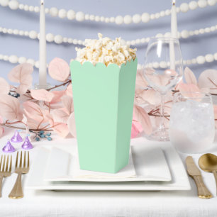 Ballotins Boîte de pop-corn élégante verte menthe pour cadea