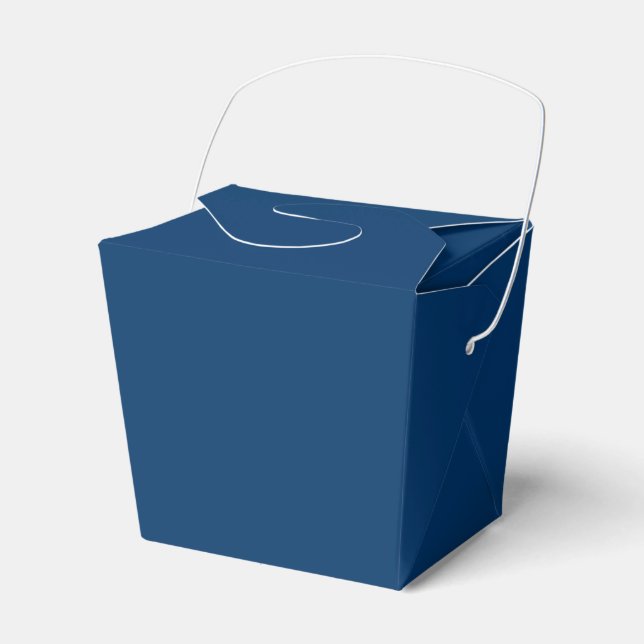 Ballotins Boîte de Préférence à Emporter Bleu Minuit Personn (Verso)