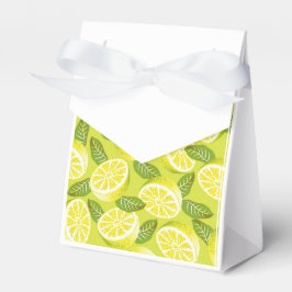 Ballotins Boîte de préférence citron jaune