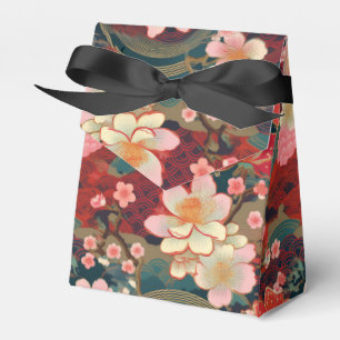 Ballotins boîte de préférence du parti motif japonais