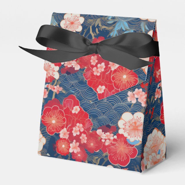 Ballotins boîte de préférence du parti motif japonais (Verso)