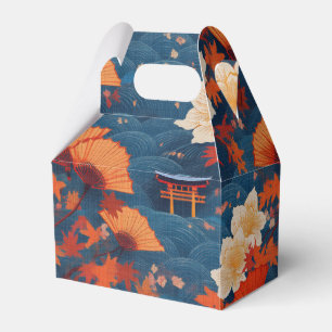 Ballotins boîte de préférence du parti motif japonais