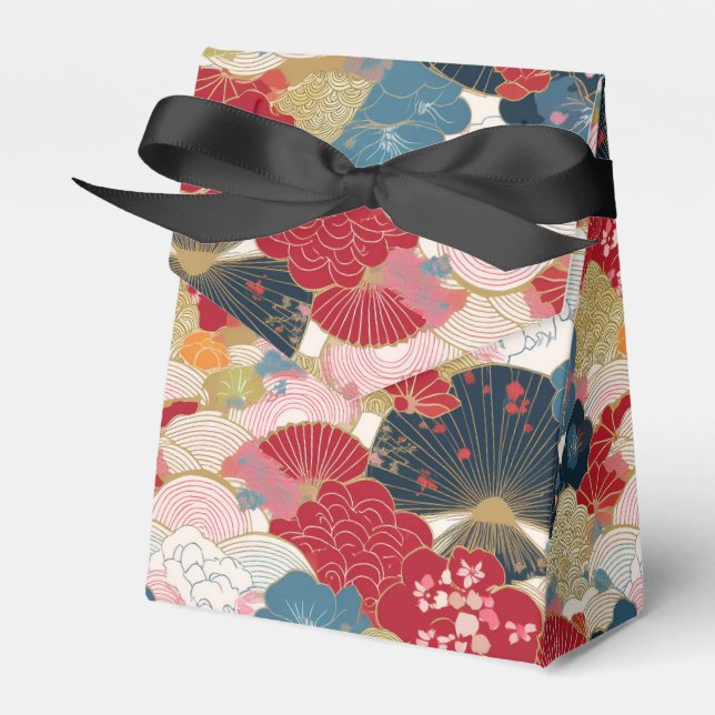 Ballotins boîte de préférence du parti motif japonais (Verso)
