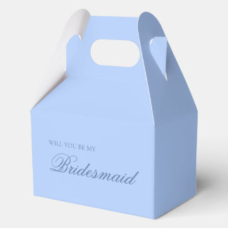 Ballotins Boîte de Proposition Demoiselle d'Honneur Baby Blu
