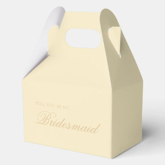 Ballotins Boîte de Proposition Demoiselle d'Honneur Jaune Be