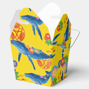 Ballotins Boîte de réception du motif japonais jaune kimono