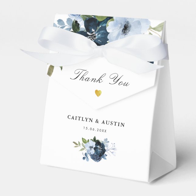 Ballotins boîte de réception marine et bleu poussiéreux (Verso)
