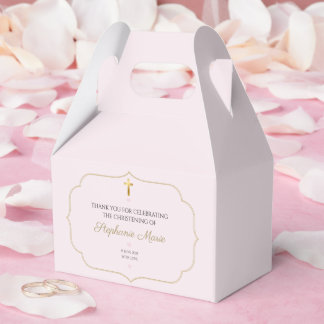 Ballotins Boîte de Remerciement Elégante pour Bébé Fille - B