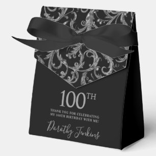 Ballotins Boîte de remerciement pour 100e anniversaire avec