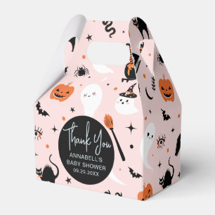 Ballotins Boîte de remerciement pour Baby Shower Halloween F