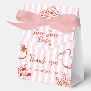 Ballotins Boîte de remerciement pour Baby Shower Red & Pink 