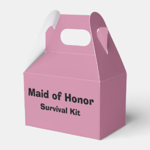 Ballotins Boîte de trousse de survie "Maid of Honor"