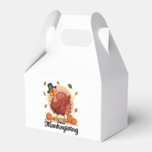 Ballotins Boîte de typographie de remerciement de Thanksgivi