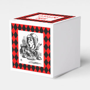 Ballotins Boîte folle de harlequin de chapelier de couleur