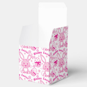 Ballotins Boîte Joyeux Pâques motif oeuf de lapin de Pâques