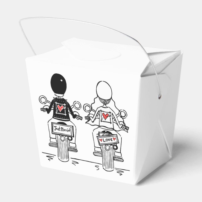 Ballotins Boîte préférée pour moto moto personnalisée (Arrière)