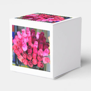 Ballotins boîte rose de bouquet