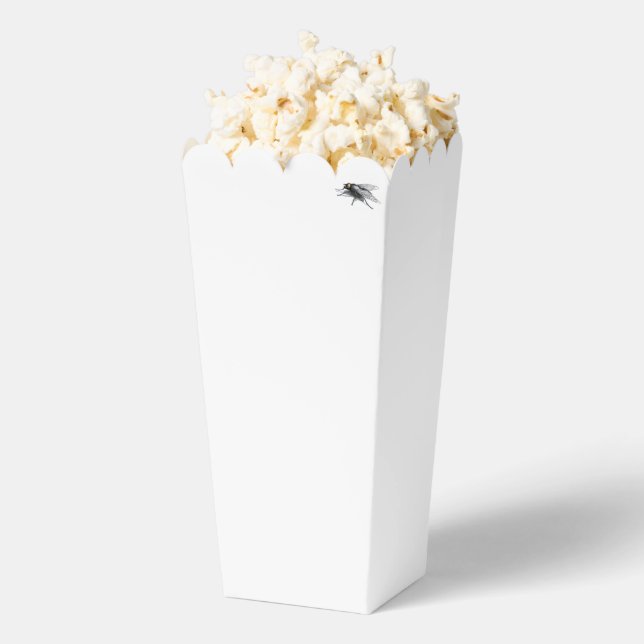 Ballotins Boîtes à pop-corn blanc Fly Buddy (Sauté)