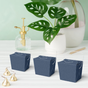 Ballotins Boîtes Cadeaux Emballage Texturé Bleu Élégant