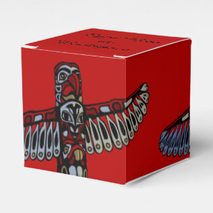 Ballotins Boîtes-cadeaux personnalisées de totem de Vancouve
