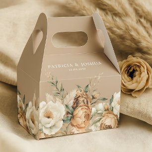 Ballotins Boîtes de cadeaux de mariage élégantes rustiques b
